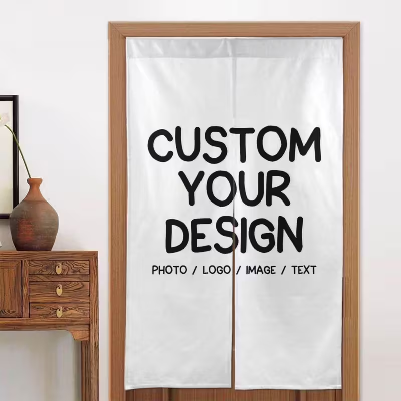 Noren Curtain Doorway - Cortina de puerta nórdica personalizada, foto