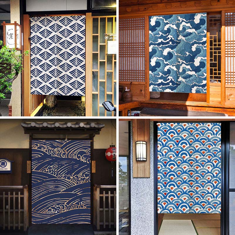 Cortinas de puerta Noren japon - Noren Curtain Doorway reseña y precio