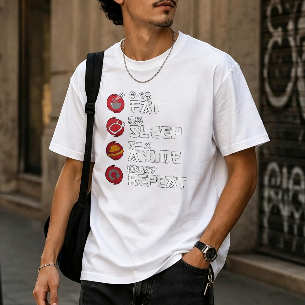 Camiseta de algodón para hombr - Japanese Eating Lifestyle reseña y precio
