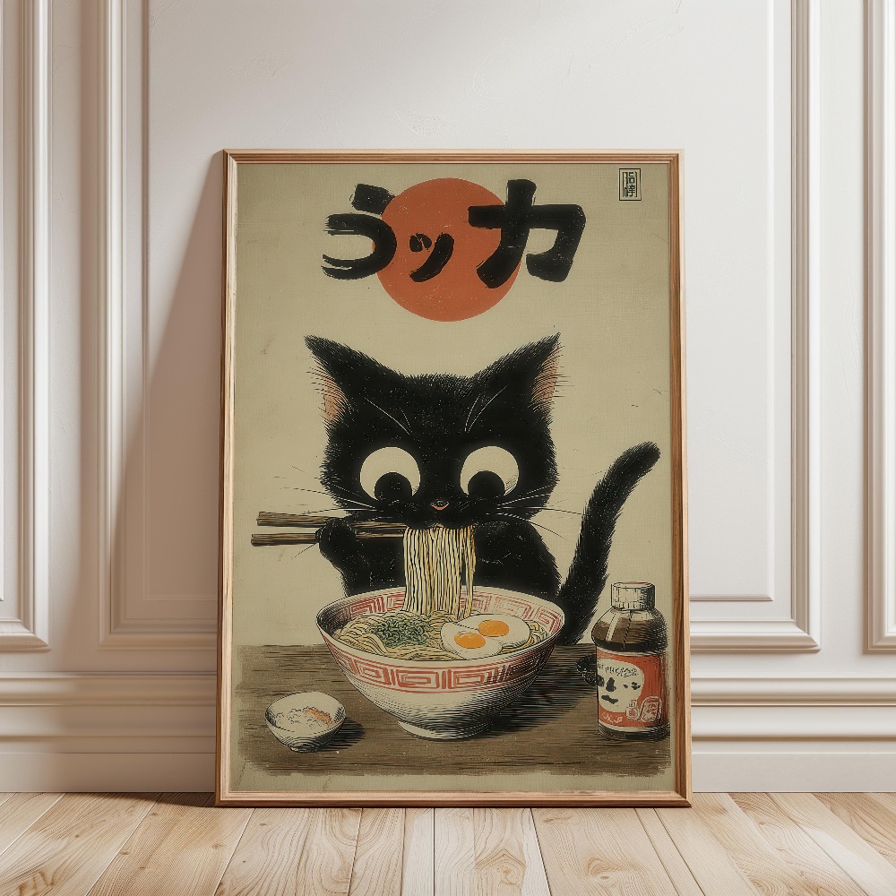 Póster Impreso en Lienzo de Ga - Japanese Eating Lifestyle reseña y precio