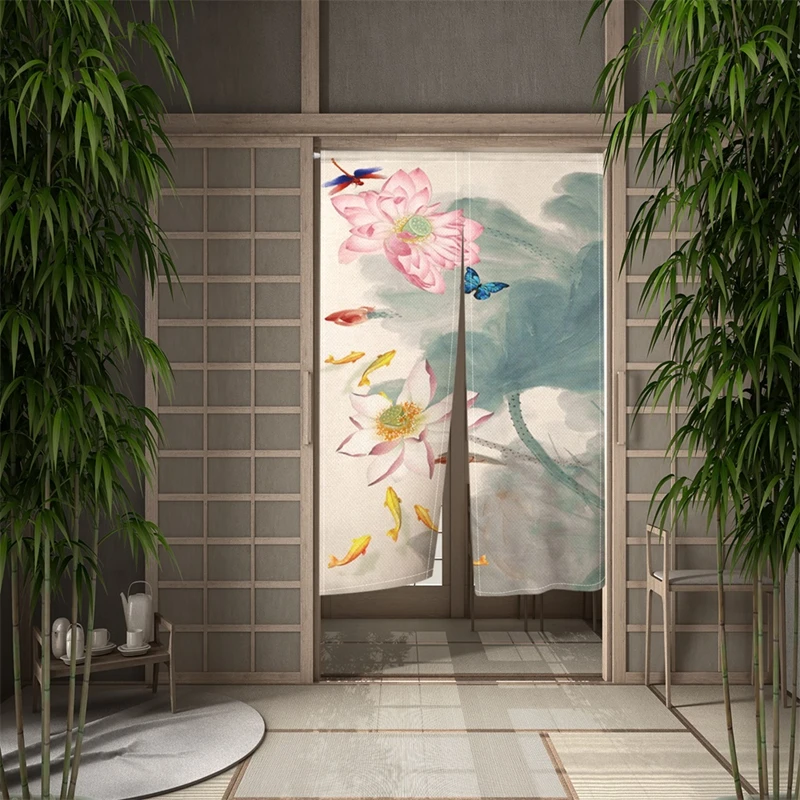 Puerta nórdica japonesa, pintu - Noren Curtain Doorway reseña y precio