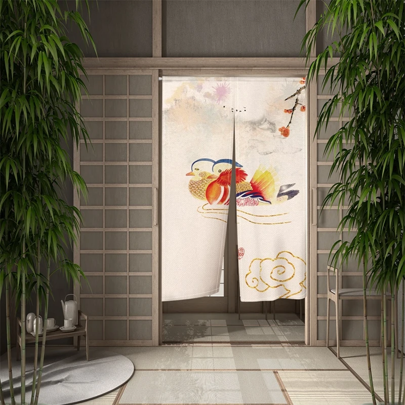 Puerta nórdica japonesa, pintu - Noren Curtain Doorway reseña y precio