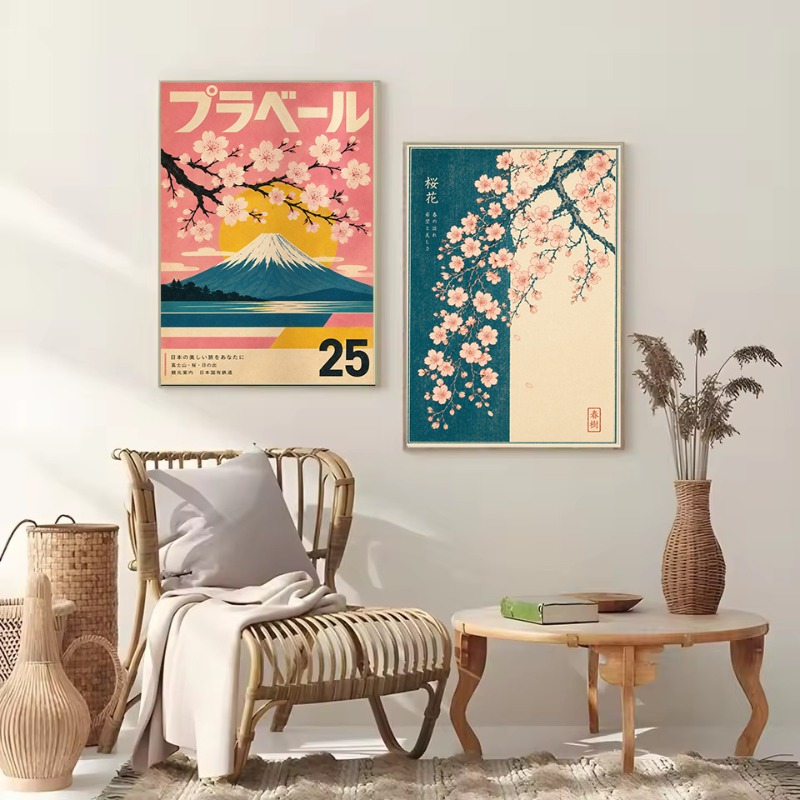 Póster estético vintage minima - Japanese Lifestyle And Culture reseña y precio