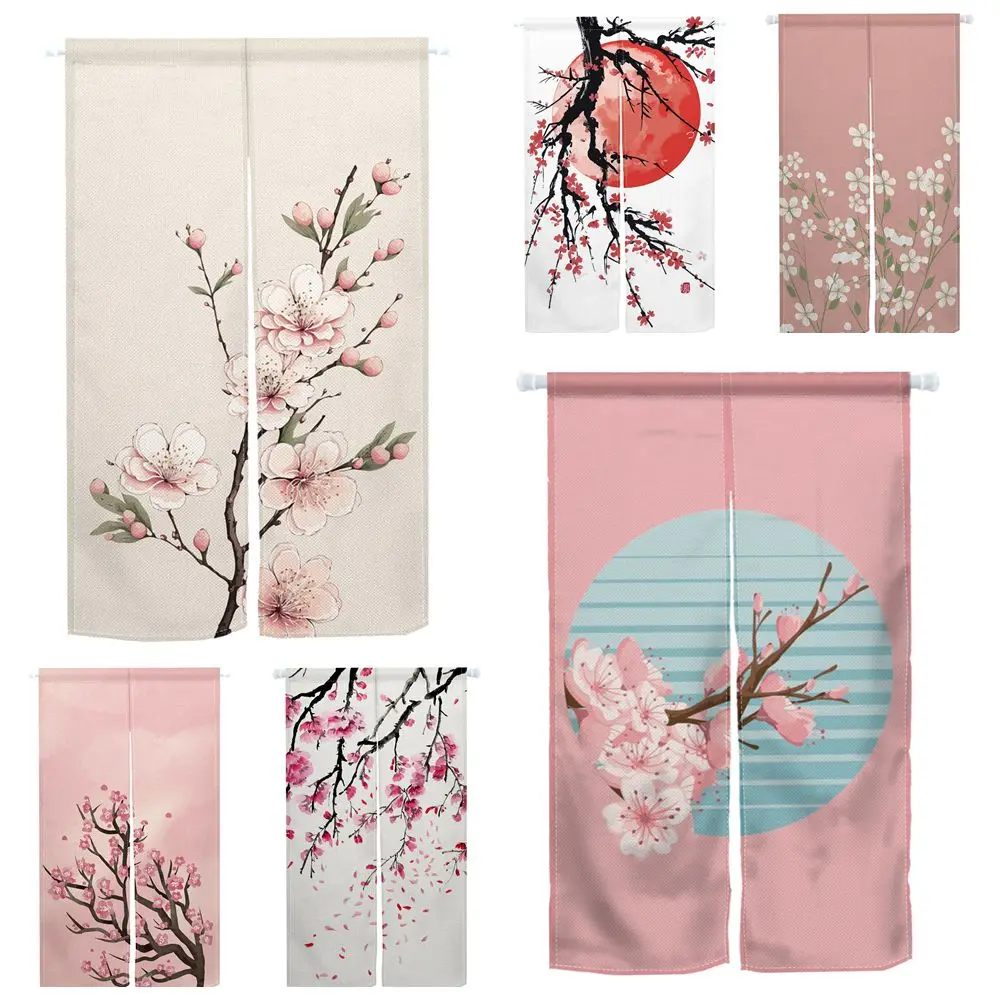 Cortina de puerta de flor de c - Noren Curtain Doorway reseña y precio